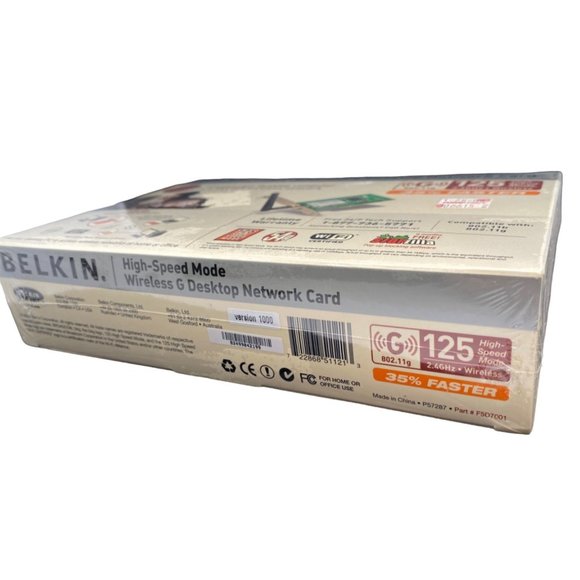 Belkin Wireless G Desktop Network Card NOS Sealed - Picture 8 of 8